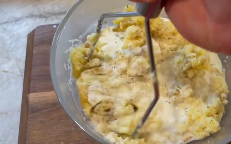 картофельное пюре с маслом