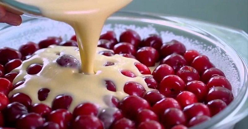 клафути с вишней