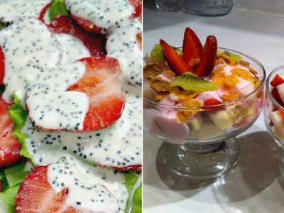 Рецепты салатов с клубникой