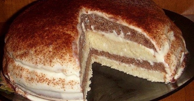 Торт на кефире