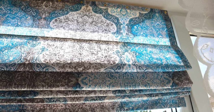 римская штора из простыни