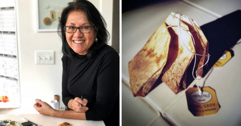 Рисунки на чайных пакетиках