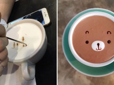 Рисунки на кофе