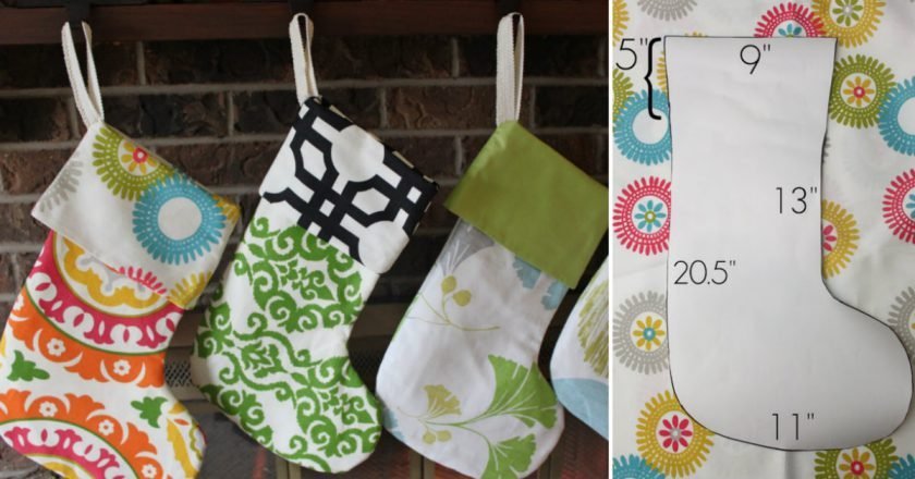 рождественский носок как сшить