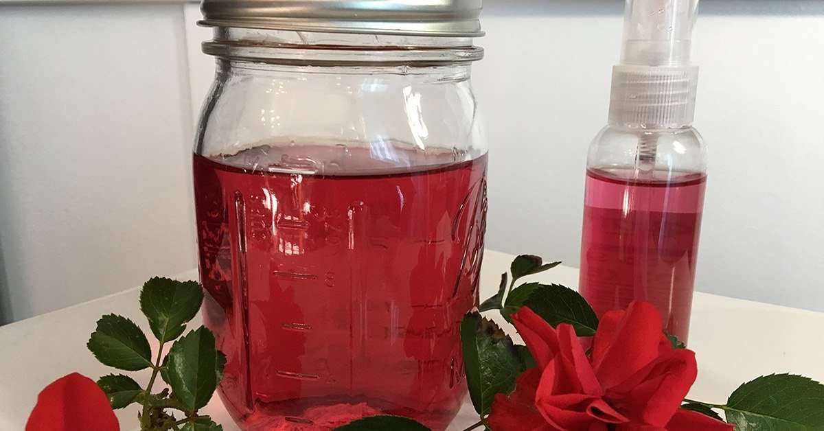 розовая вода для лица в домашних условиях