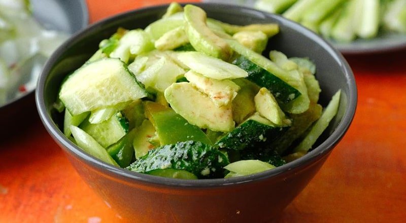 зелений салат з селери