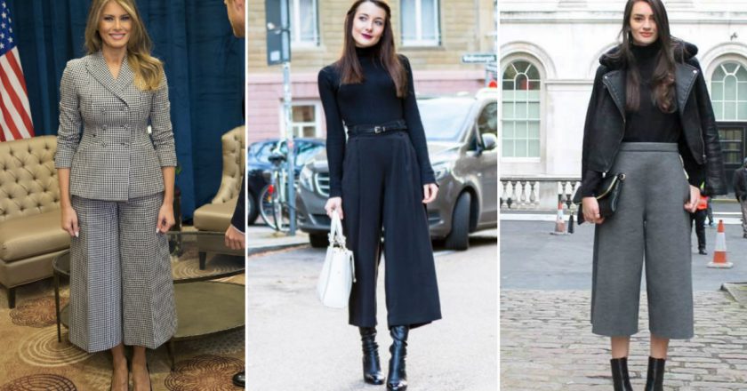 с чем носить кюлоты фото