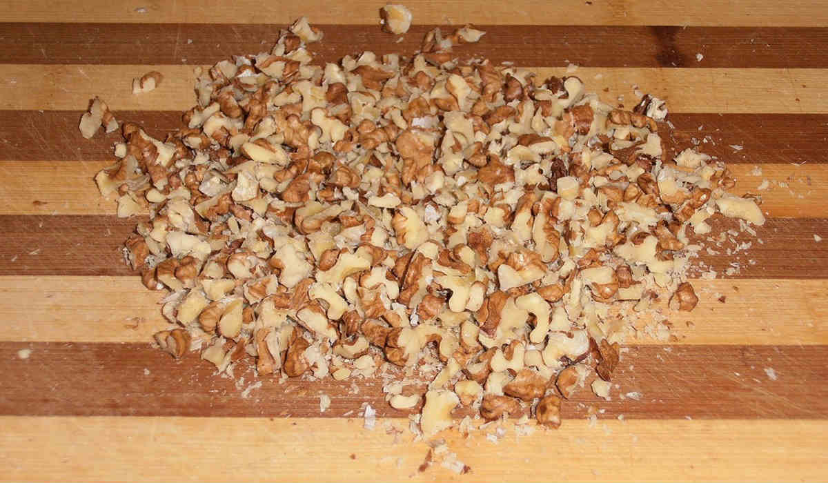 измельченные грецкие орехи