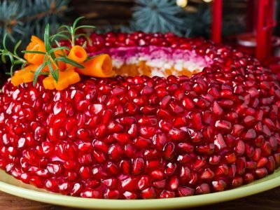 Салат с зернами граната: 7 рецептов