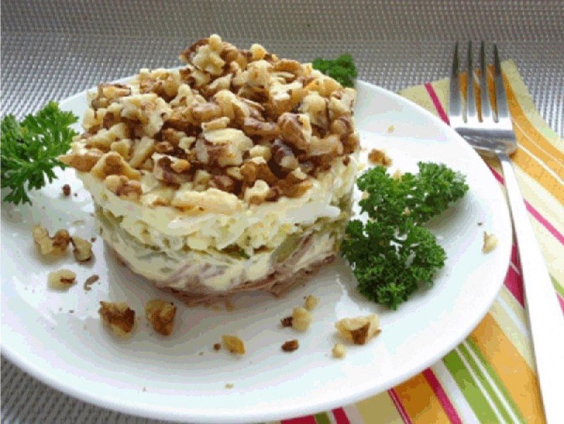 салаты из яиц