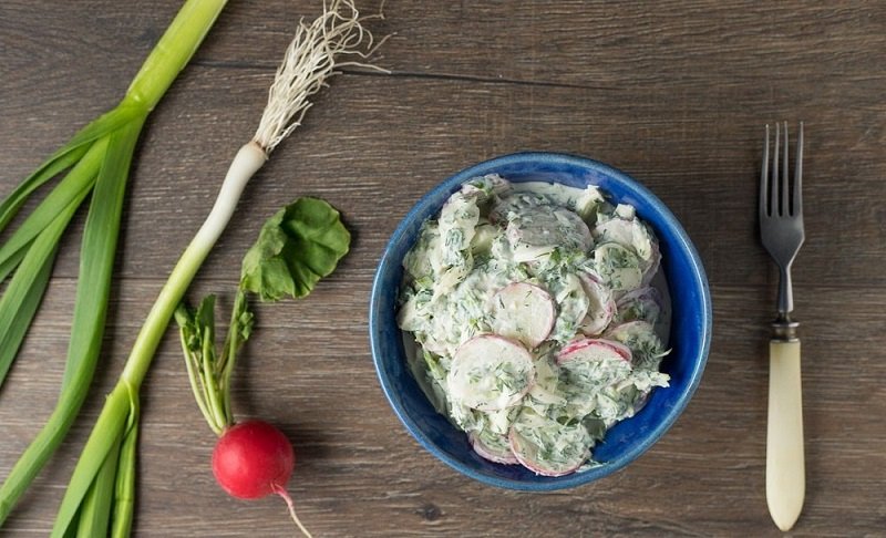 салаты из яиц