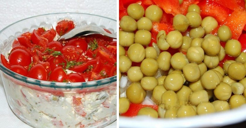 салат красная шапочка