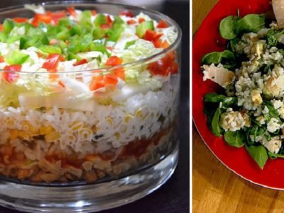 Салаты с крупами