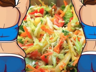 Салаты с молодой капустой