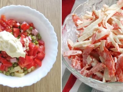 Салаты с томатами