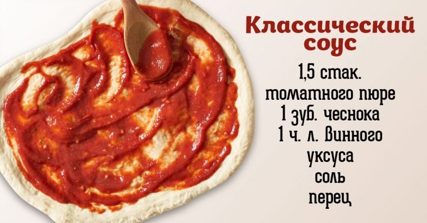 как приготовить соус для пиццы