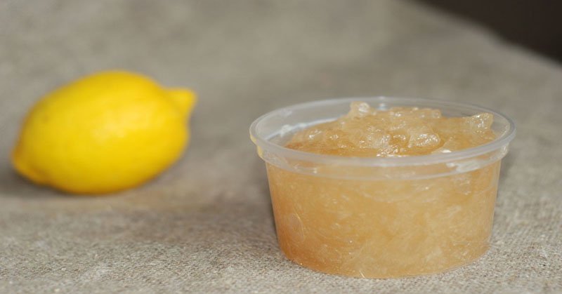 лимонный скраб