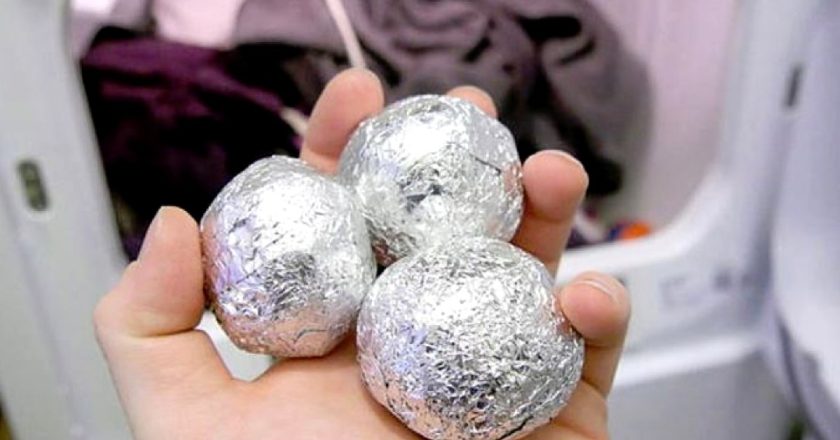 шарики из фольги