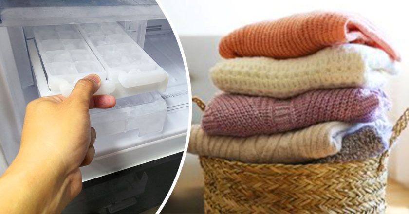 шерстяной свитер линяет