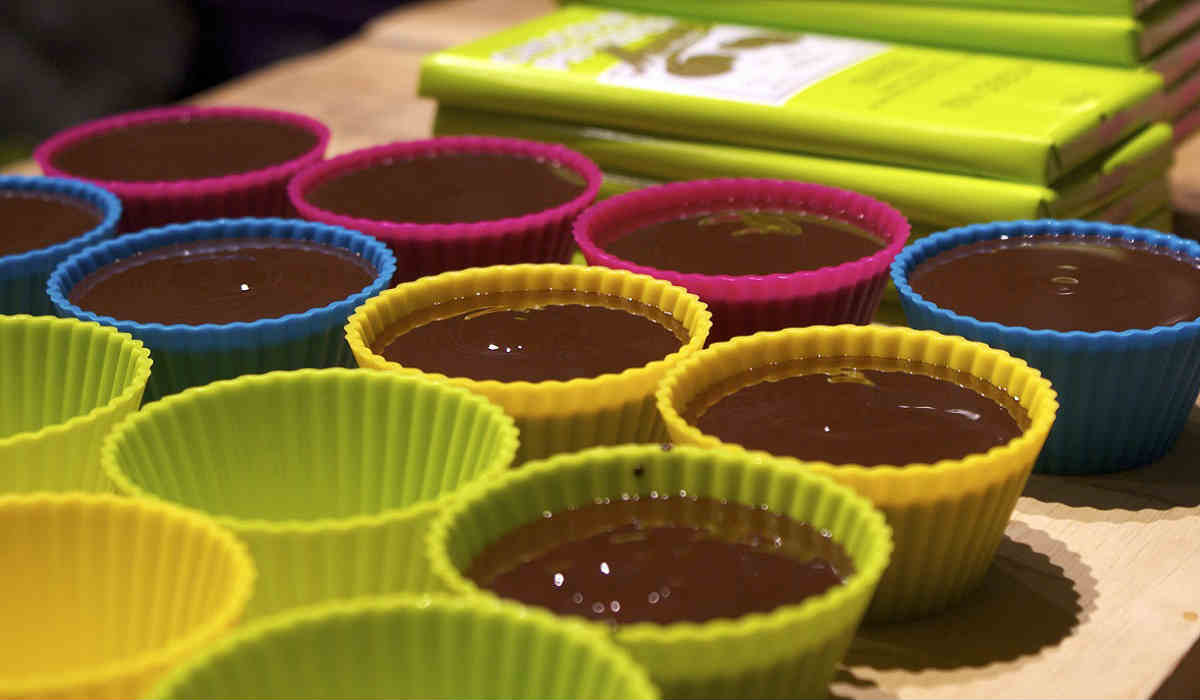 шоколад в формочках