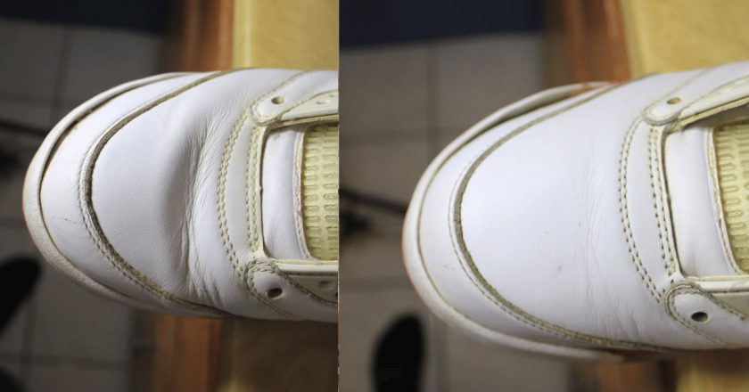 складки на обуви как убрать