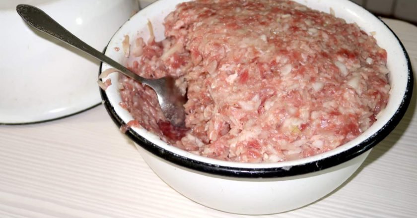 сырой фарш