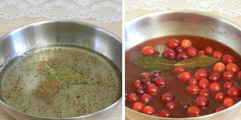 клюквенный маринад