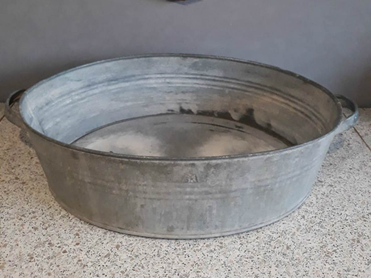 оцинкованный тазик