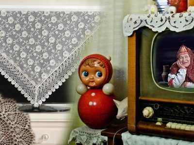 Советский интерьер: зачем в СССР телевизор накрывали салфеткой