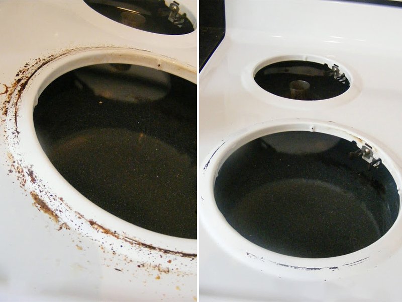 грязная плита