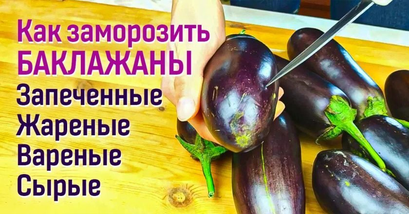 способы заморозки баклажанов на зиму
