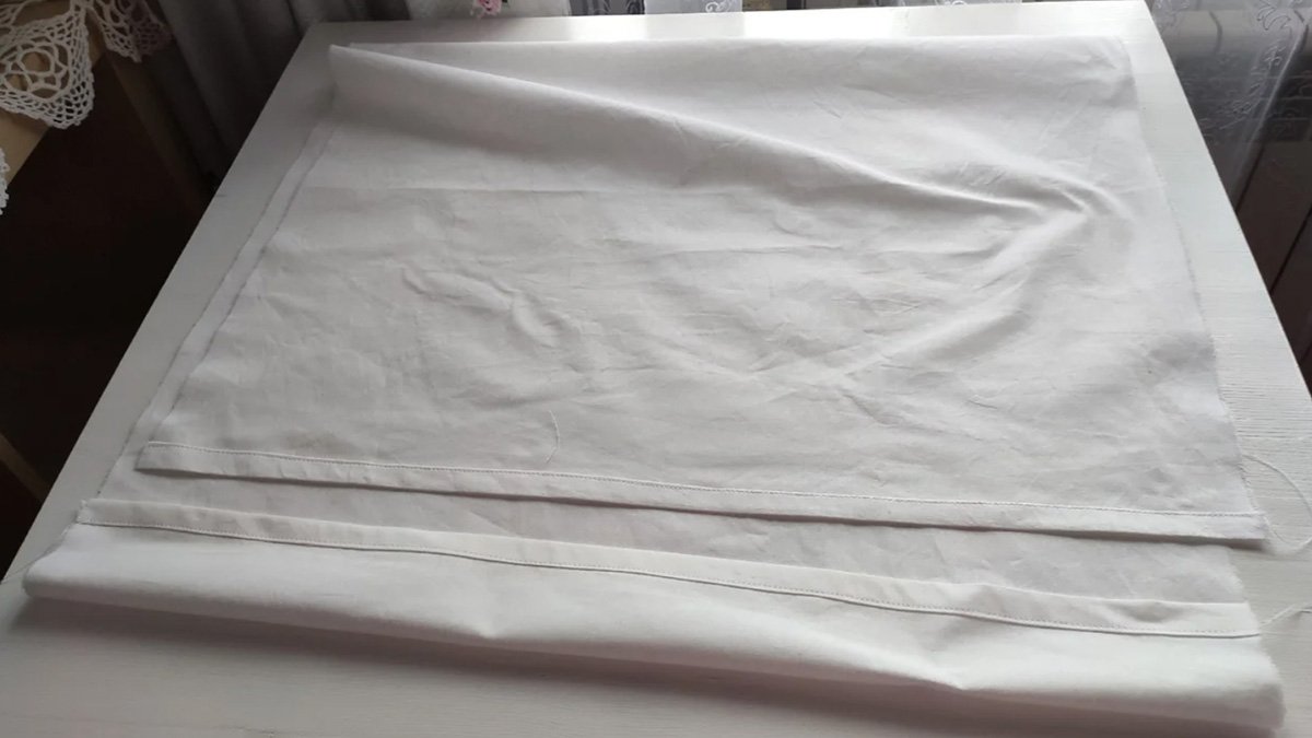 подшитые края