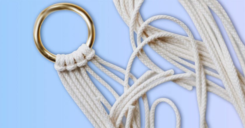 Сумка макраме