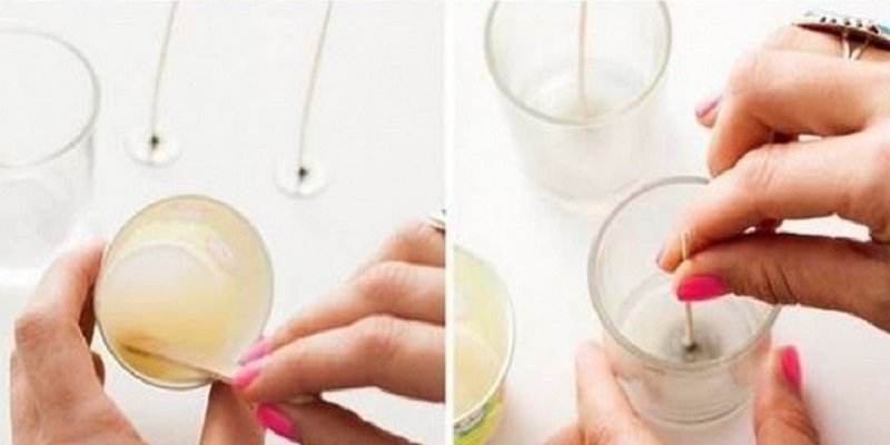 полосатые свечи