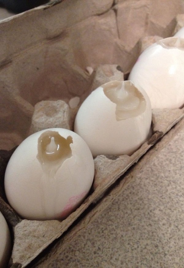 свечи в скорлупе