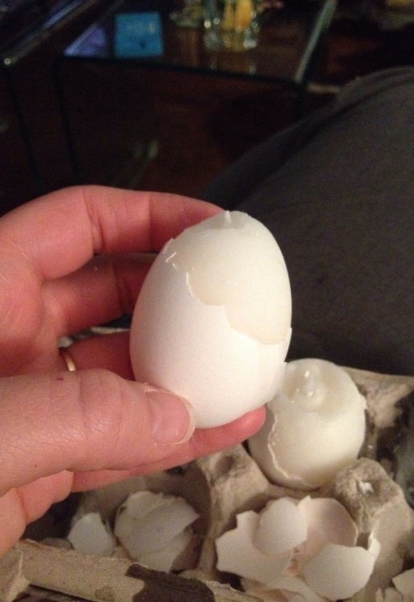 свечи в скорлупе