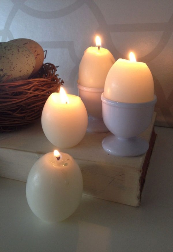 свечи в скорлупе