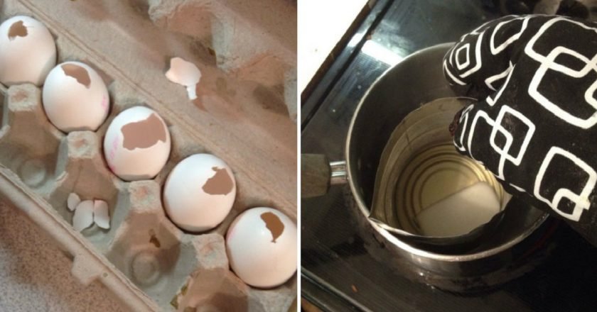 свечи в скорлупе