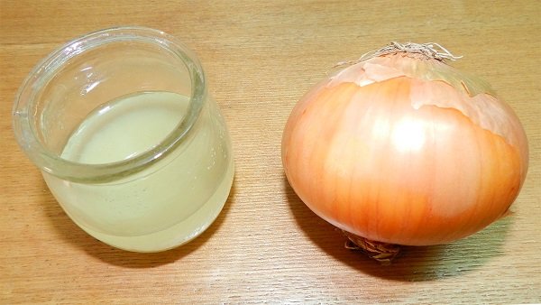 курица с луком