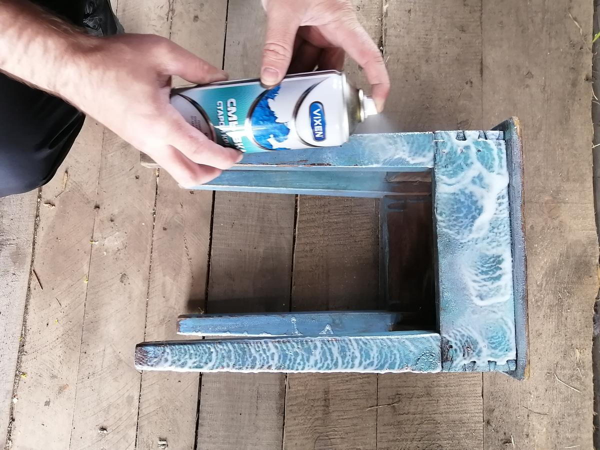 обновить старый табурет