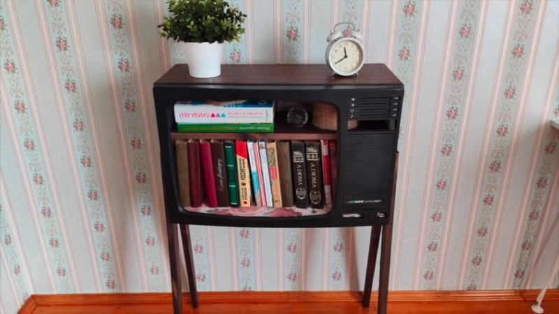 как переделать тумбу под телевизор