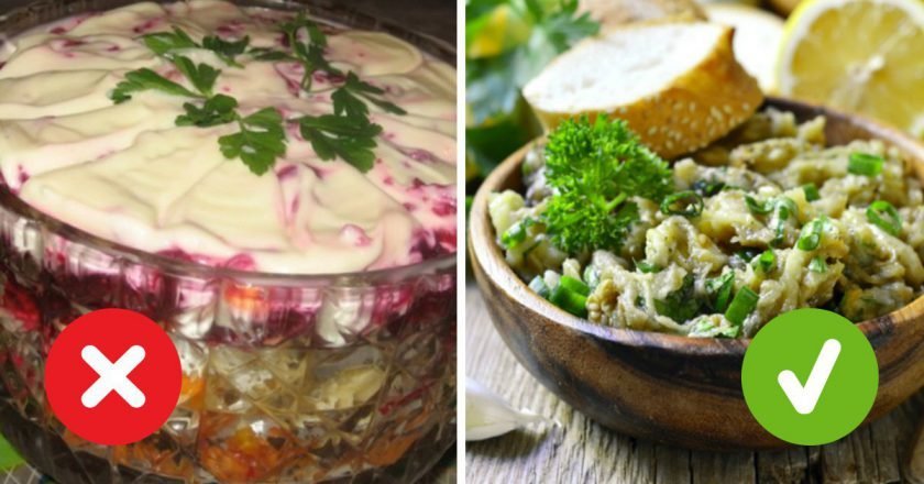 Теплые салаты