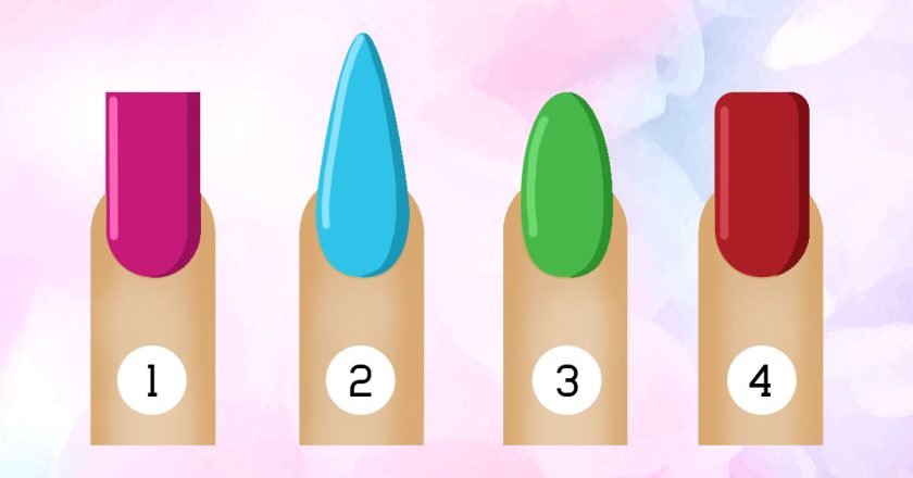 тест по форме ногтей