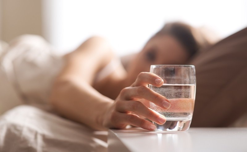 Тибетское питание, употребление воды утром