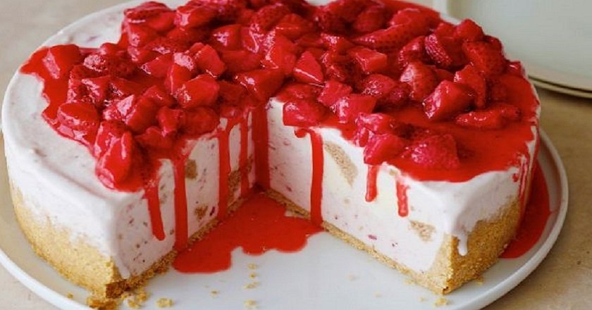 торт без выпечки фото