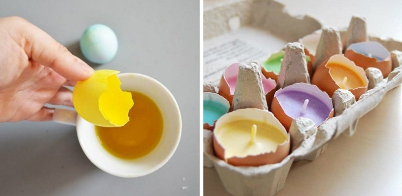 пасхальные свечи своими руками