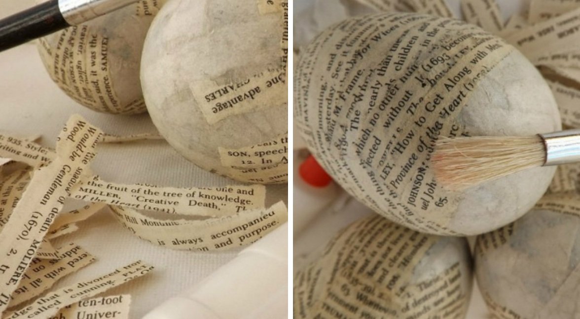 Винтажный декупаж яиц