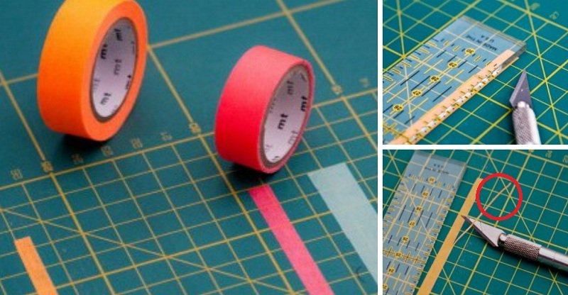 декор яиц цветным скотчем