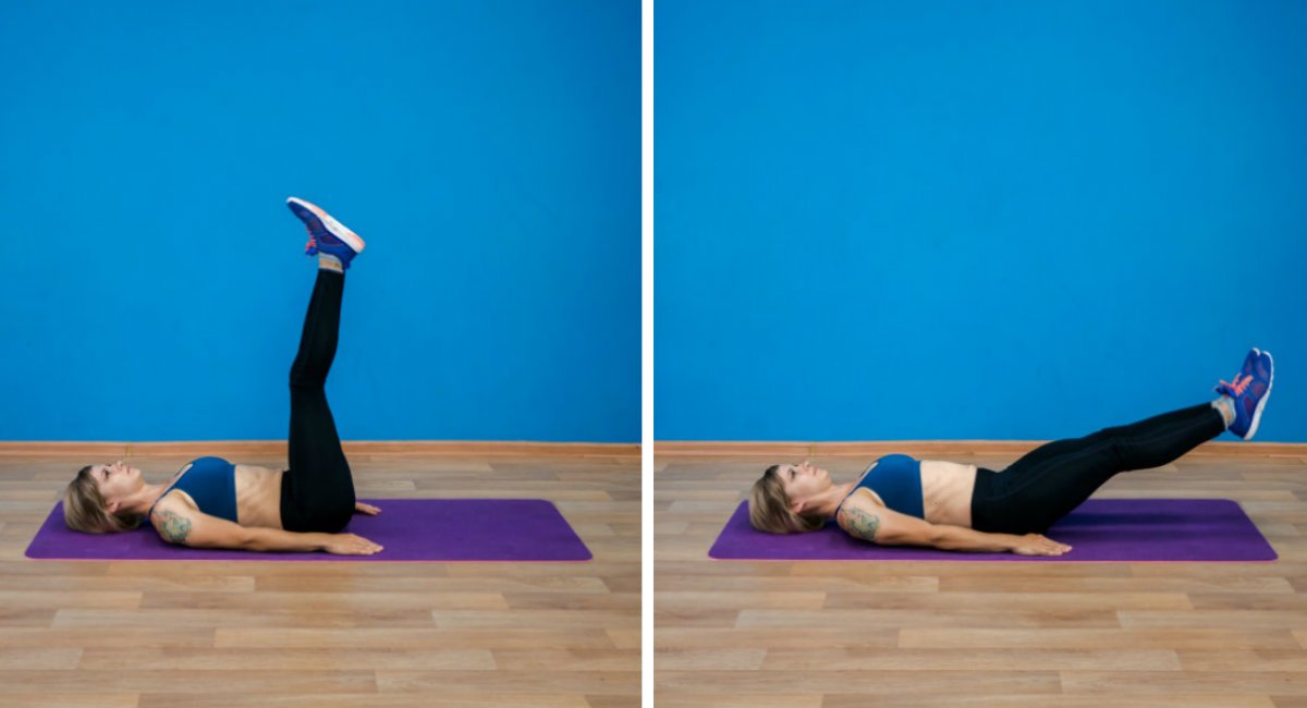 поднимание ног