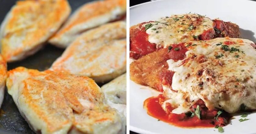 куриное филе под сыром